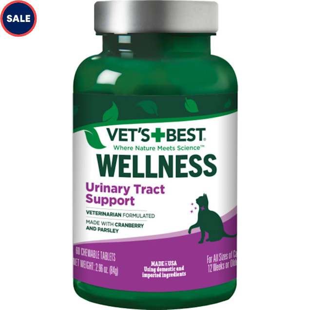 Vet's Best Urinary Tract Support Chewables for Cats, Count of 60 - Carousel image #1