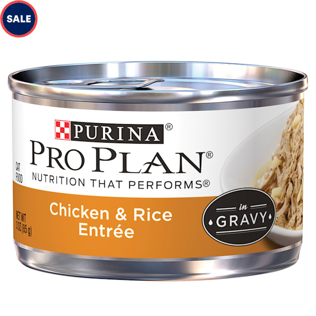 Purina Pro Plan Chicken Rice Entree in Gravy Adult Wet Cat Food