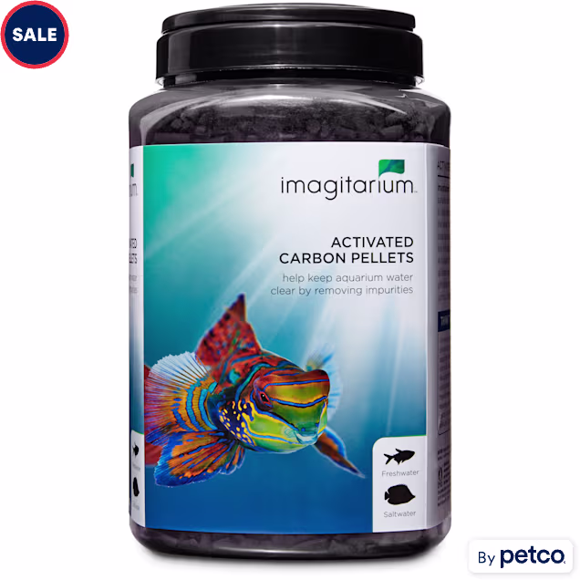 Imagitarium Activated Carbon for Fresh or Salt Water Aquariums, 45 oz. - Carousel image #1