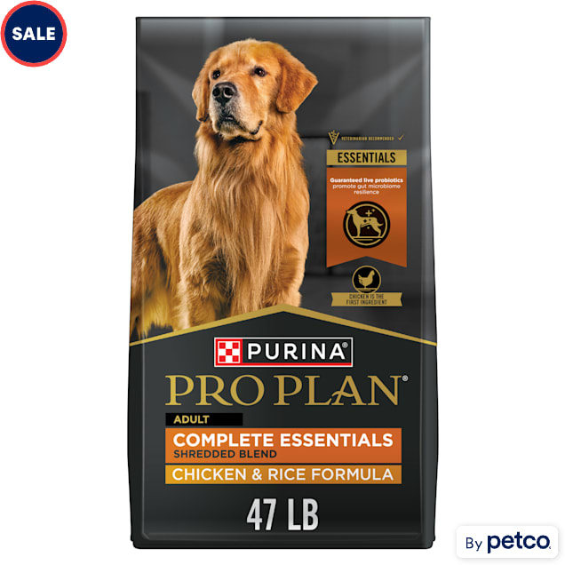 Purina Pro Plan Complete Essentials Shredded Blend Chicken and Rice Dry ...