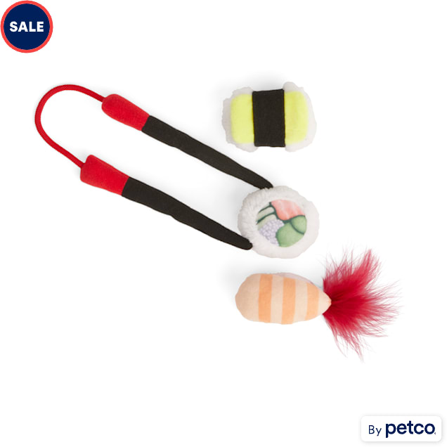 Leaps & Bounds Sushi Bento Box Cat Toy Set - Carousel image #1