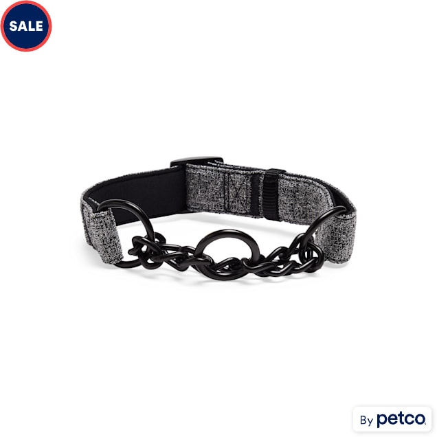 YOULY Black Martingale Dog Collar, Small - Carousel image #1