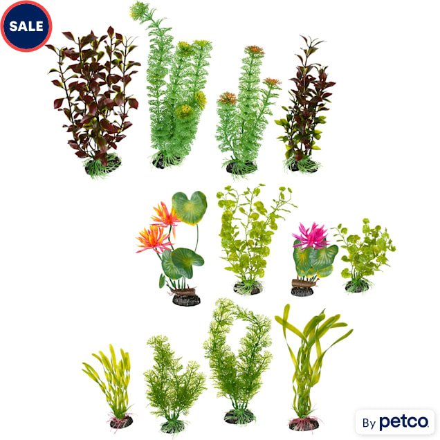 Imagitarium Variety Pack Plastic Aquarium Plants Petco