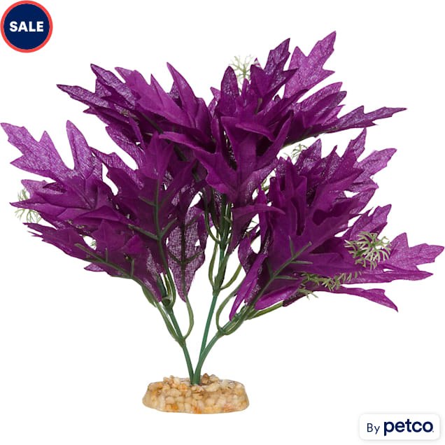 Imagitarium Purple Bunch Silk Aquarium Plant Petco