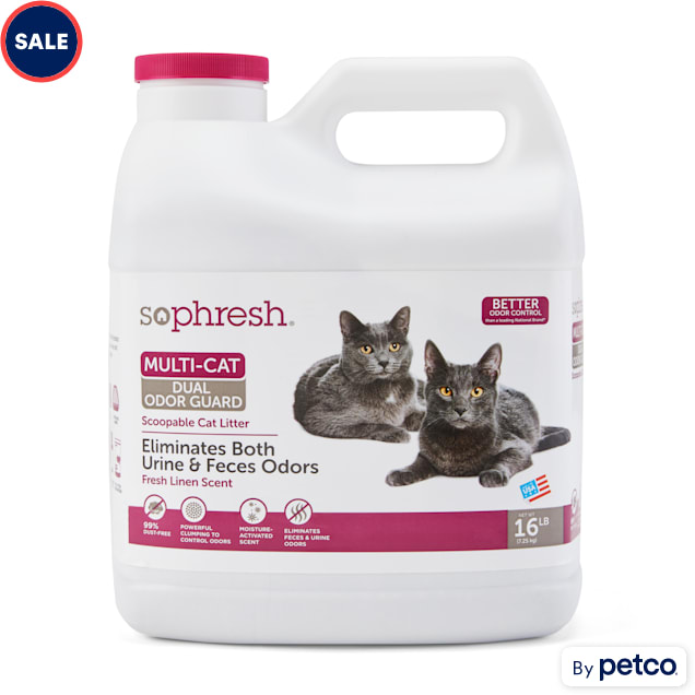 So Phresh Dual Odor Guard Scoopable Cat Litter, 16 lbs. - Carousel image #1