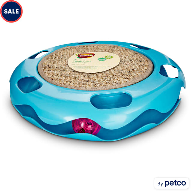 Leaps & Bounds Cat Track Cat Toy with Sisal Mat - Carousel image #1