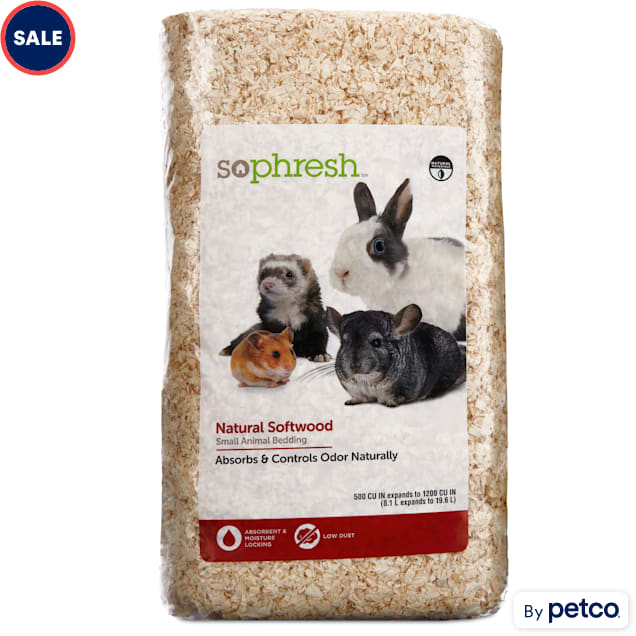 So Phresh Natural Softwood Small Animal Bedding, 8.1 Liters - Carousel image #1