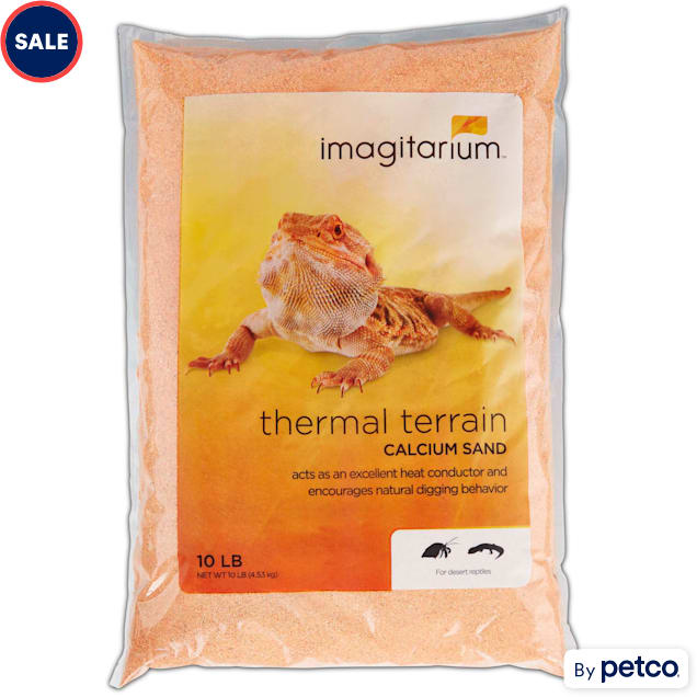 Imagitarium Orange Calcium Reptile Sand, 10lbs Petco