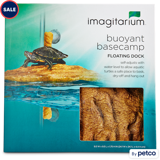 Imagitarium Corner Floating Turtle Dock Petco