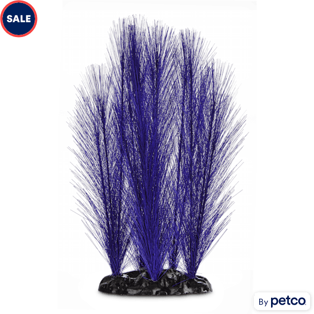 Imagitarium Purple Feather Silk Aquarium Plant Petco