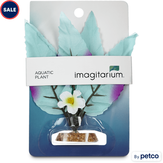 Imagitarium Small Leaf Silk Plant Aquatic Decor - Carousel image #1