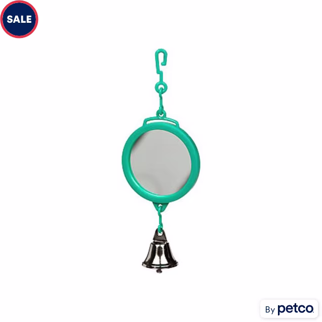 You & Me Mirror Noisemaking Bird Toy, Small - Carousel image #1