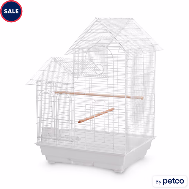 You & Me Cockatiel Ranch House Bird Cage, 19.75" L x 14.75" W x 28" H - Carousel image #1