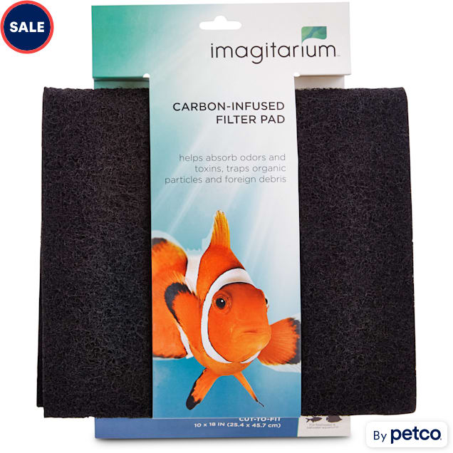Imagitarium Carbon Filter Media. 10" x 18, Petco