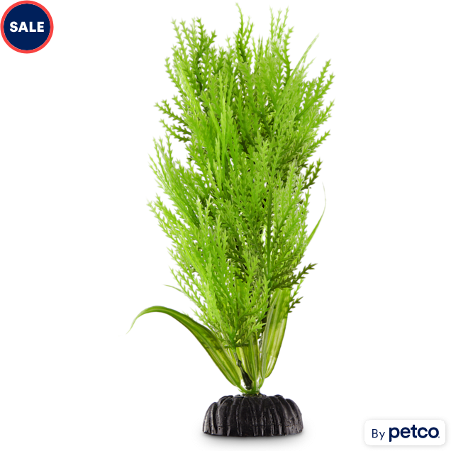 Imagitarium Green Hair grass Midground Plastic Aquarium Plant