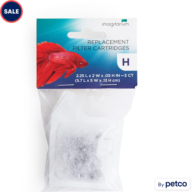 Imagitarium Replacement H Mini Filter Cartridges Pack of 3 Petco