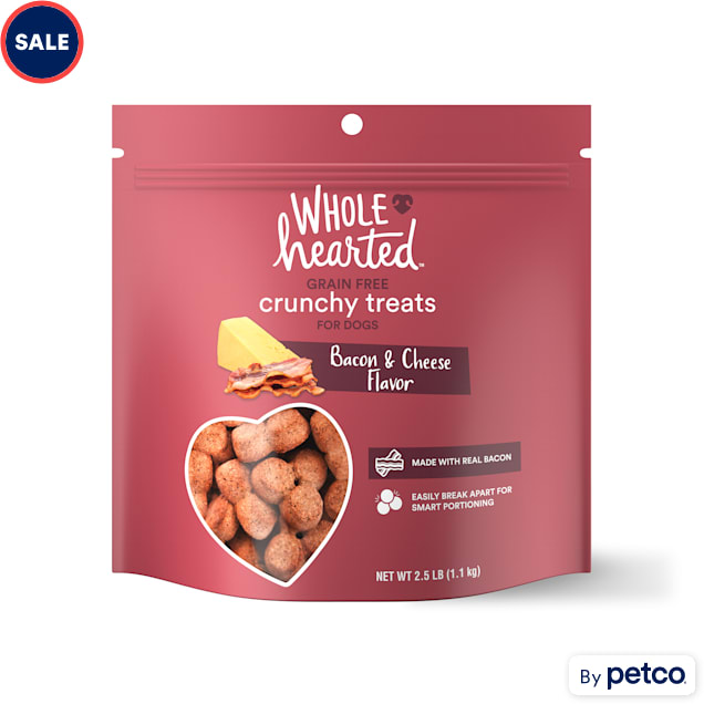 WholeHearted Grain Free Bacon Cheese Dog Treats 40 oz. Petco