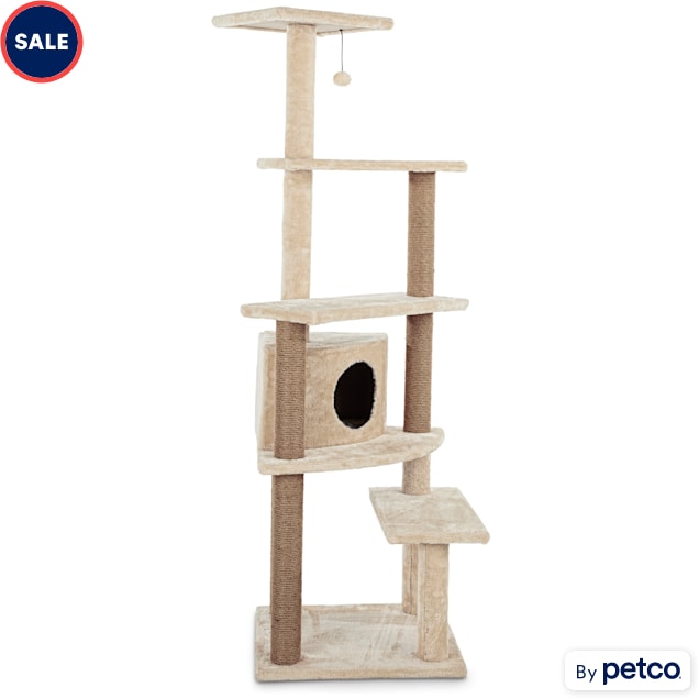 EveryYay Essentials Lookout Loft 5Level Cat Tree with Condo, 25.3" L X