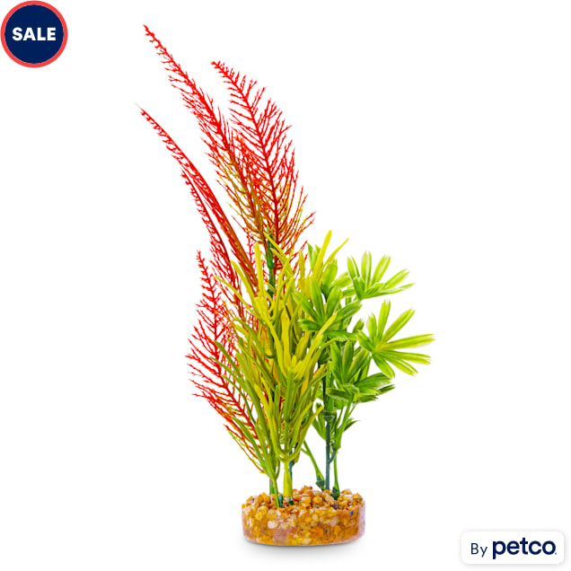 Plastic aquarium plants pets at home sale