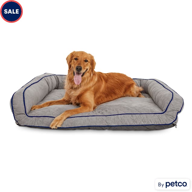 Tranquil Sleeper Memory Foam Dog Bed, 48" L x 36" W Petco