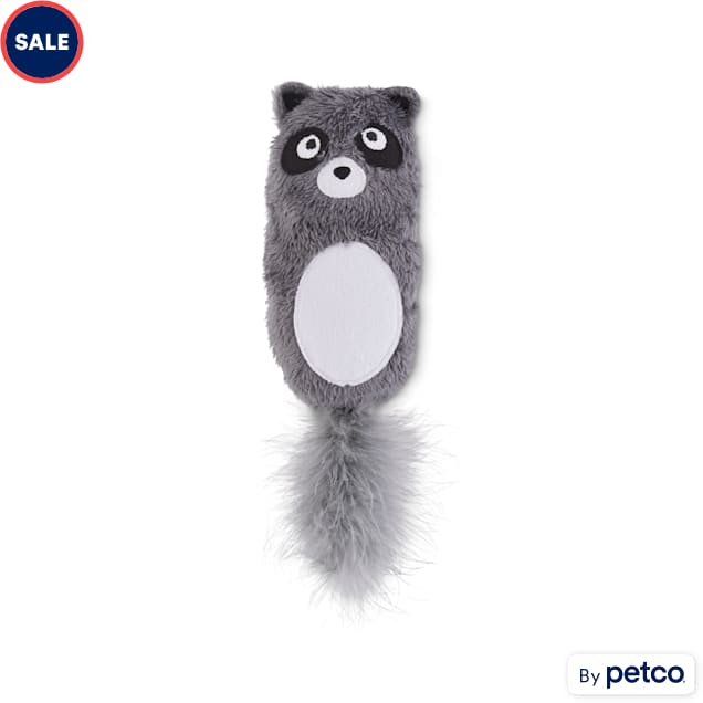 Leaps & Bounds Pounce & Play Raccoon Kicker Cat Toy - Carousel image #1