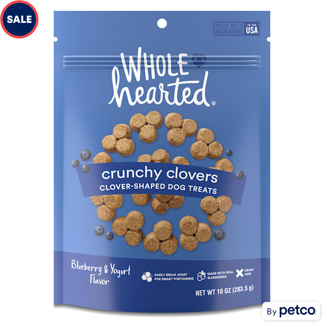 WholeHearted Grain Free Blueberry/Yogurt Dog Treats, 10 oz. Petco