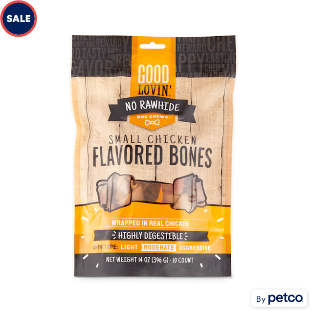 Good Lovin' Peanut Butter Bone Dog Chews Medium (5 Ct) | Delivery Near Me