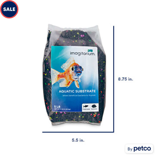 Imagitarium Black Lagoon Aquarium Mini Gravel, 5 lbs. Petco