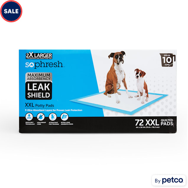 Large potty pads top