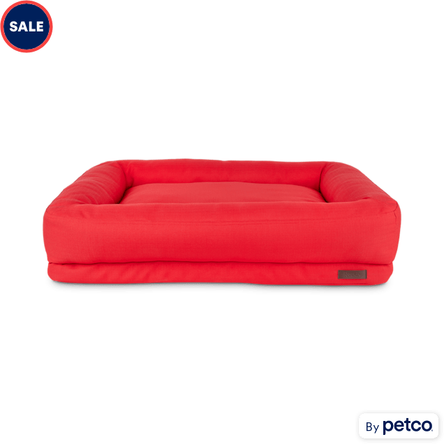 Reddy Indoor/Outdoor Dog Bed, 40" L X 30" W, Red Petco