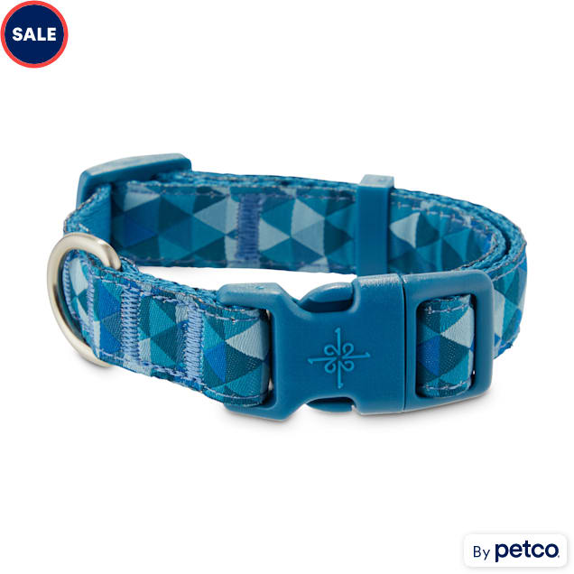 Good2Go Blue Prismatic Dog Collar, Small Petco