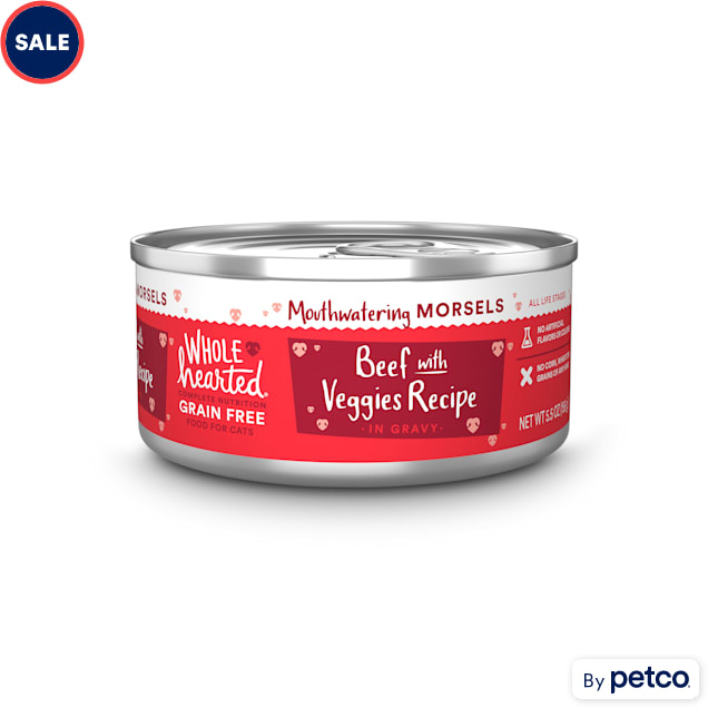 Petco wholehearted wet cat food sales