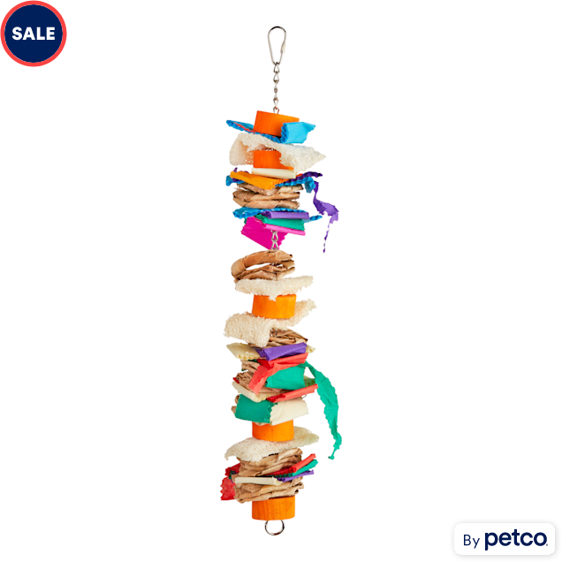 You & Me Make A Splash Preening Multi-color Bird Toy, Large - Carousel image #1