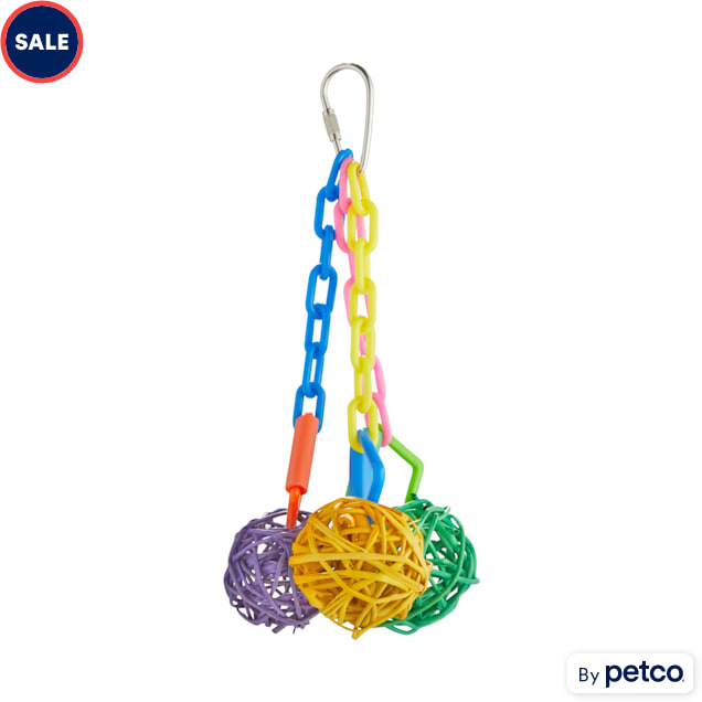 You & Me Ball Cluster Chewing Bird Toy, Small - Carousel image #1
