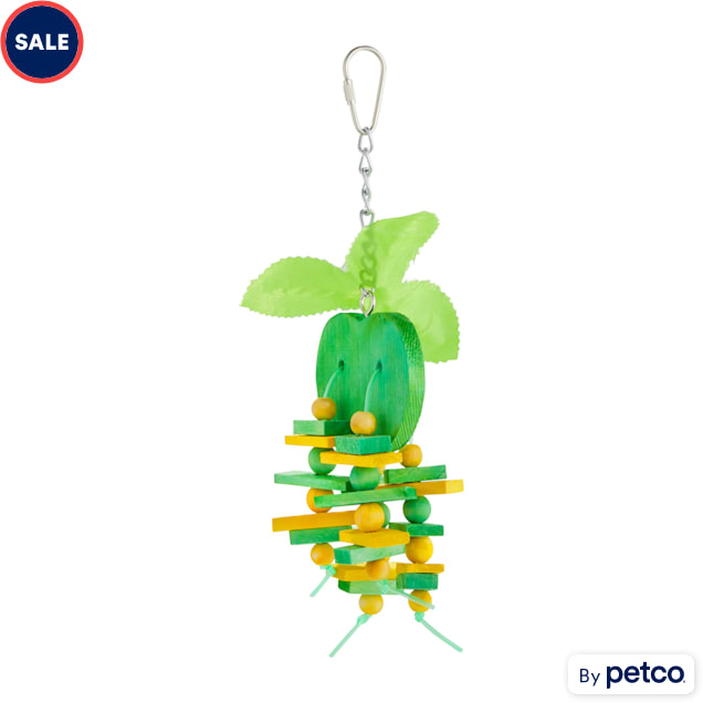 You & Me The Little Apple Chewing Bird Toy, Small - Carousel image #1