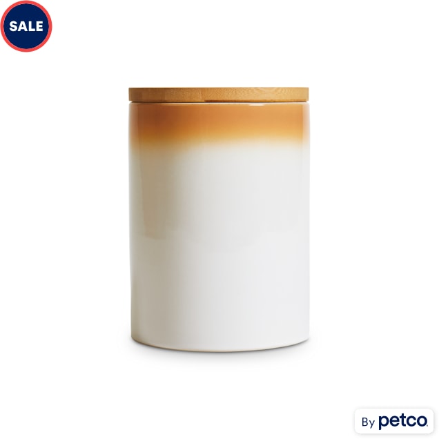 EveryYay Goody-Goody Ombre Ceramic Treat Jar for Dogs, 5.6 Cups