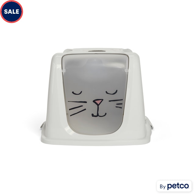 So Phresh Look At Meow Cat Litter Box Privacy Hood, Large - Carousel image #1