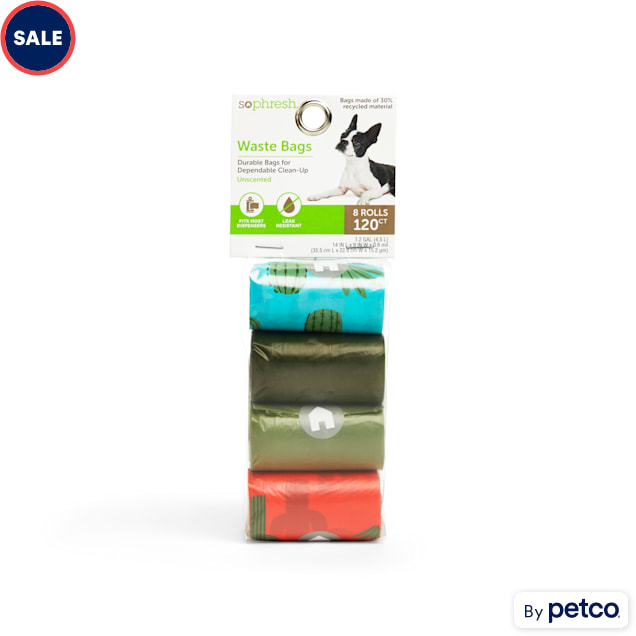 Petco dog cheap waste bags