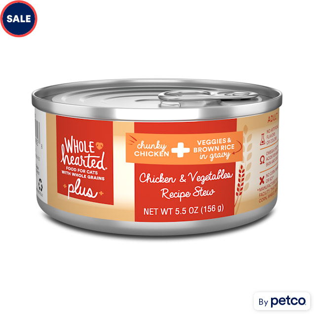Petco wholehearted wet cat food top