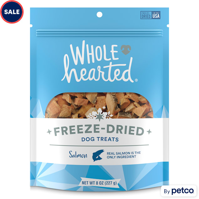 WholeHearted Salmon Freeze Dried Dog Treats 8 oz