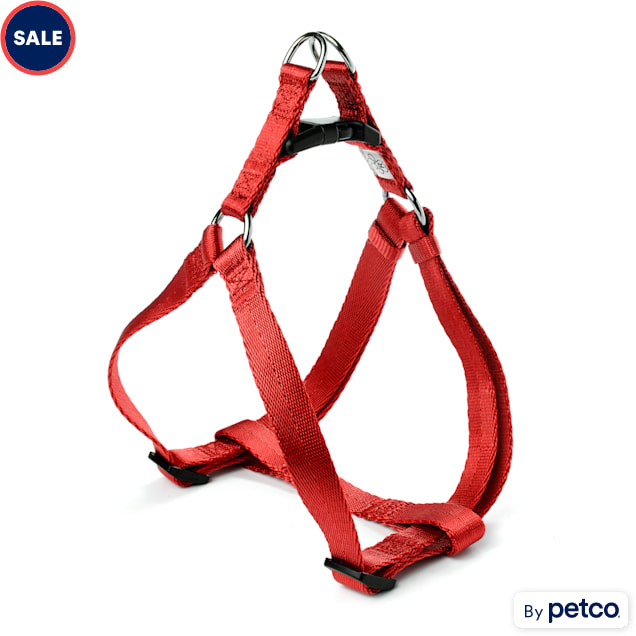 YOULY The Classic Webbed Nylon Dog Harness, Red, Medium - Carousel image #1