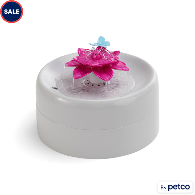 EveryYay Get Fresh Floral Pet Fountain, 12.5 Cups - Carousel image #1