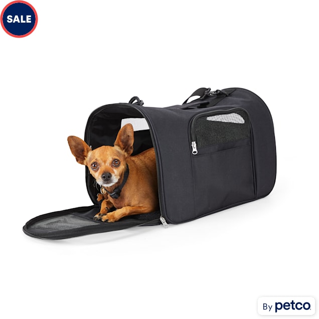 EveryYay Going Places To Go Black Pet Carrier, Small - Carousel image #1