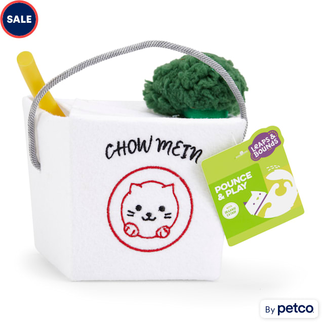 Leaps & Bounds Noodle Box Cat Toy Set