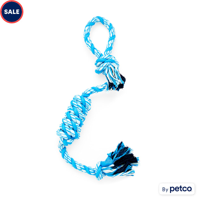 Leaps & Bounds Blue Twisted Rope Dog Toy, XX-Large - Carousel image #1