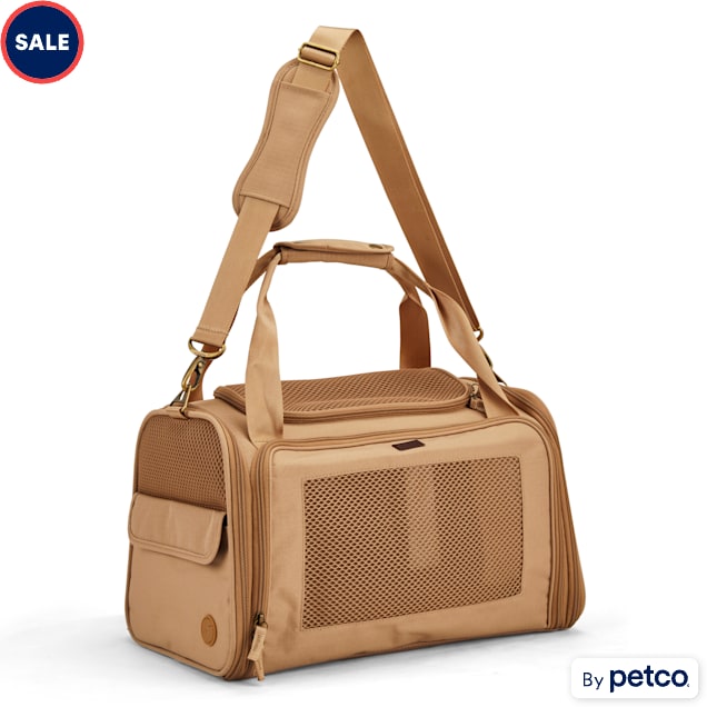 Reddy Tan Fold Out Pet Carrier Small Petco