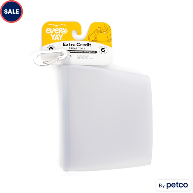 EveryYay ExtraCredit Grey Silicone Treat Pouch for Dogs Petco