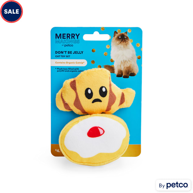 Merry Makings Hannukah Don t Be Jelly Plush Cat Toy X Small Pack