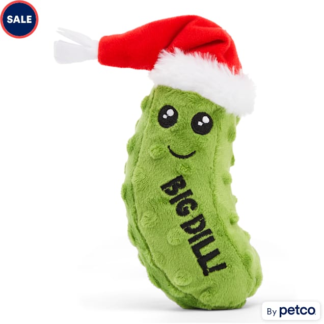 Merry Makings Plush Big Dill Pickle Dog Toy, Small