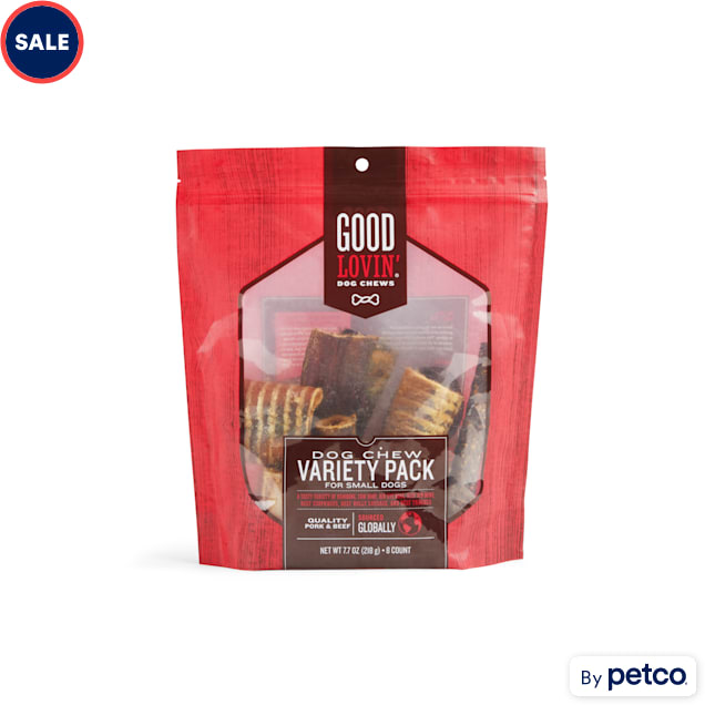 Good Lovin' Variety Pack Chew for Small Dogs, 7.7 oz., Count of 8 - Carousel image #1
